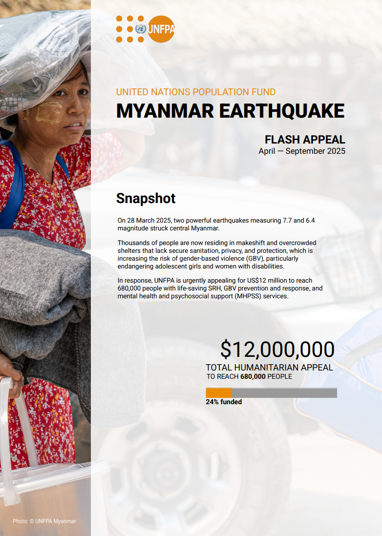 Myanmar Flash Appeal – April 2025