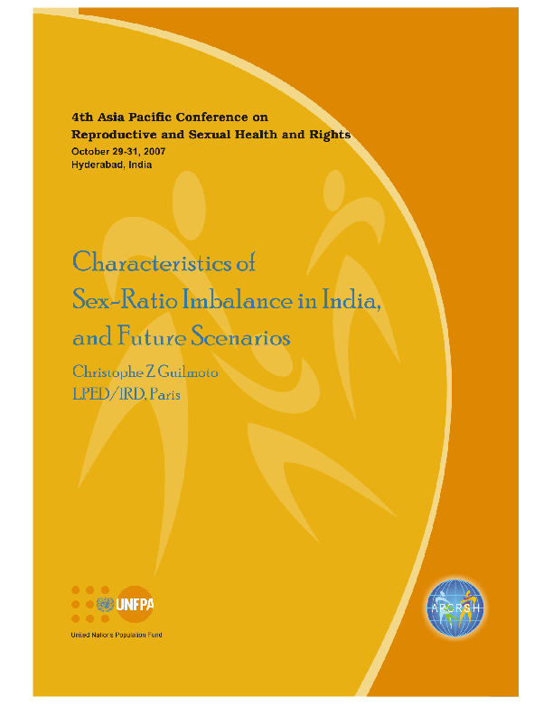 Characteristics of Sex-Ratio Imbalance in India, and Future Scenarios