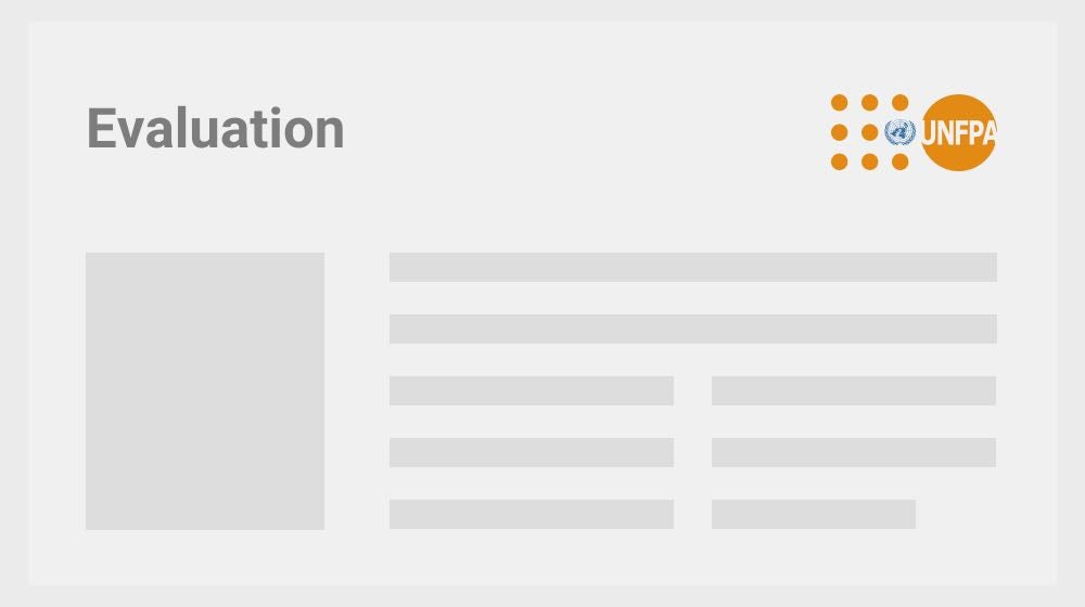 Evaluation of UNFPA's Country Programme 3 (CP3) in Afghanistan 2010 – 2013
